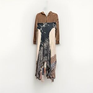 Bohemian Patchwork Maxi Dress